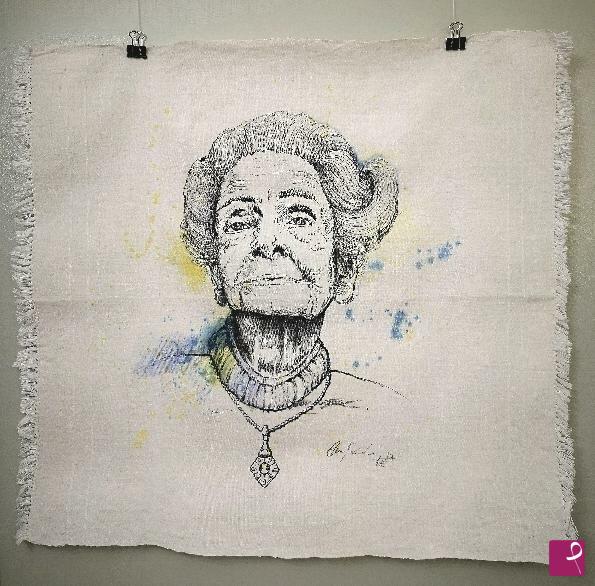 quadri in vendita online - Rita Levi Montalcini 