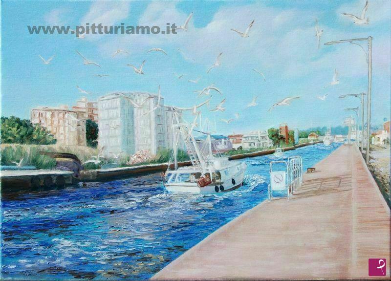 quadri in vendita online - Ritorno dalla pesca