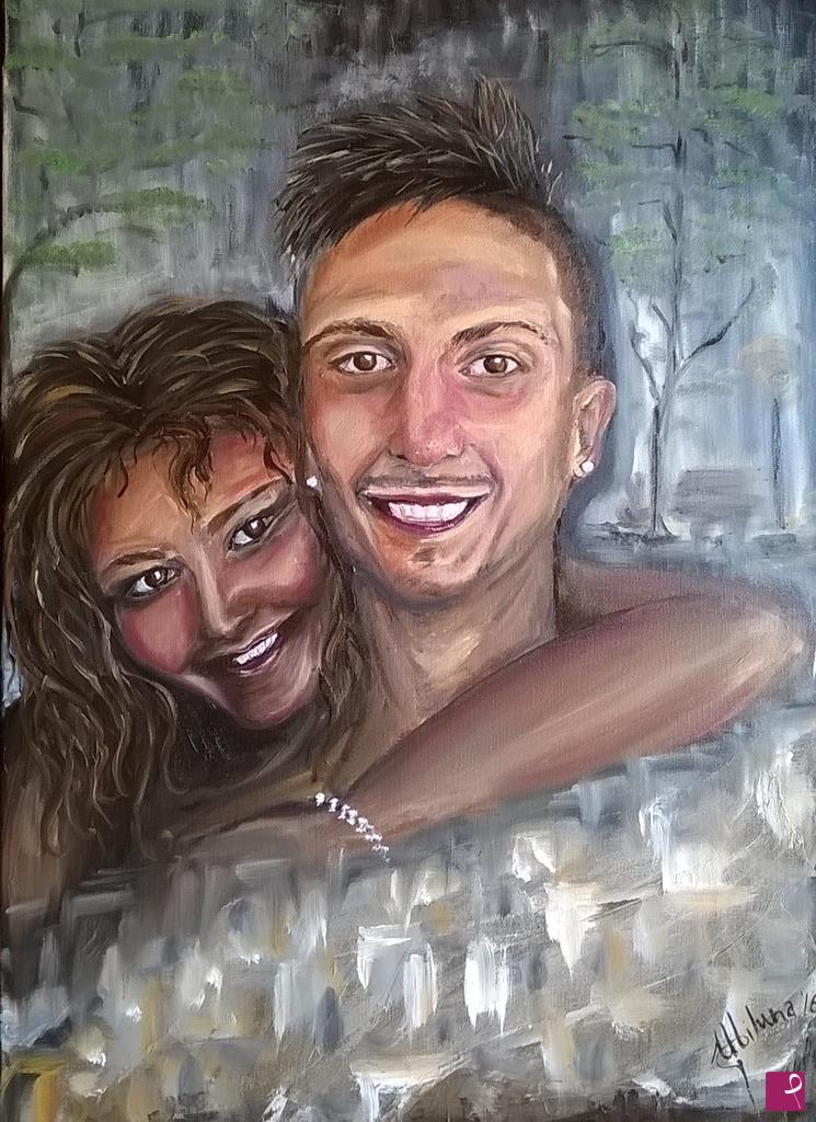 quadri in vendita online - Ritratti - "Incontri"