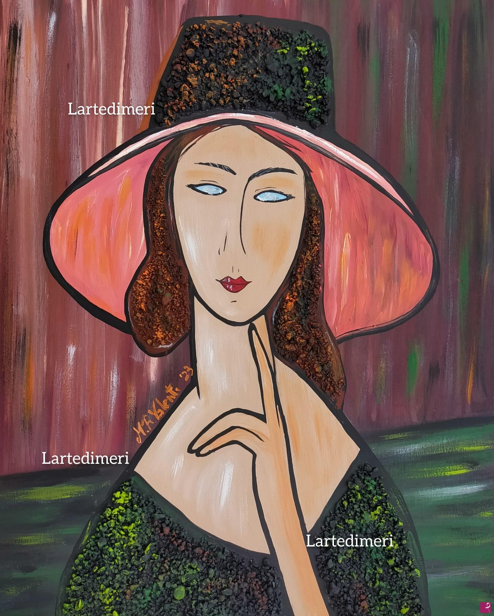 quadri in vendita online - Ritratti di Modigliani - Jeanne Hébuterne