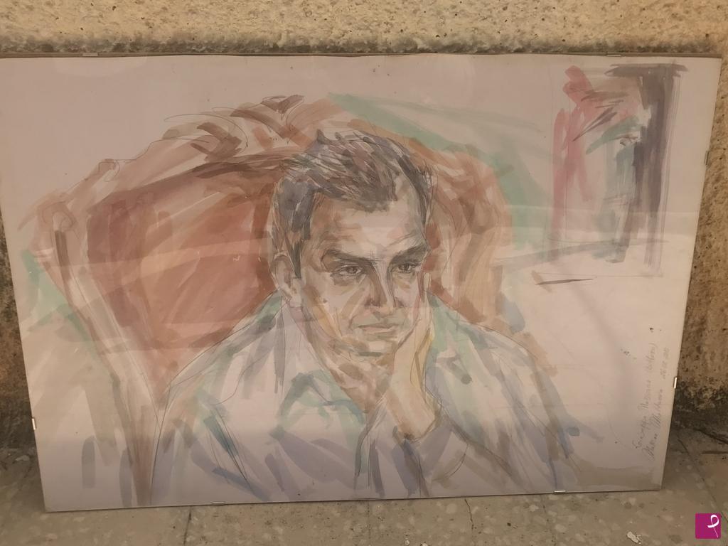 quadri in vendita online - Ritratto a Giuseppe Messana