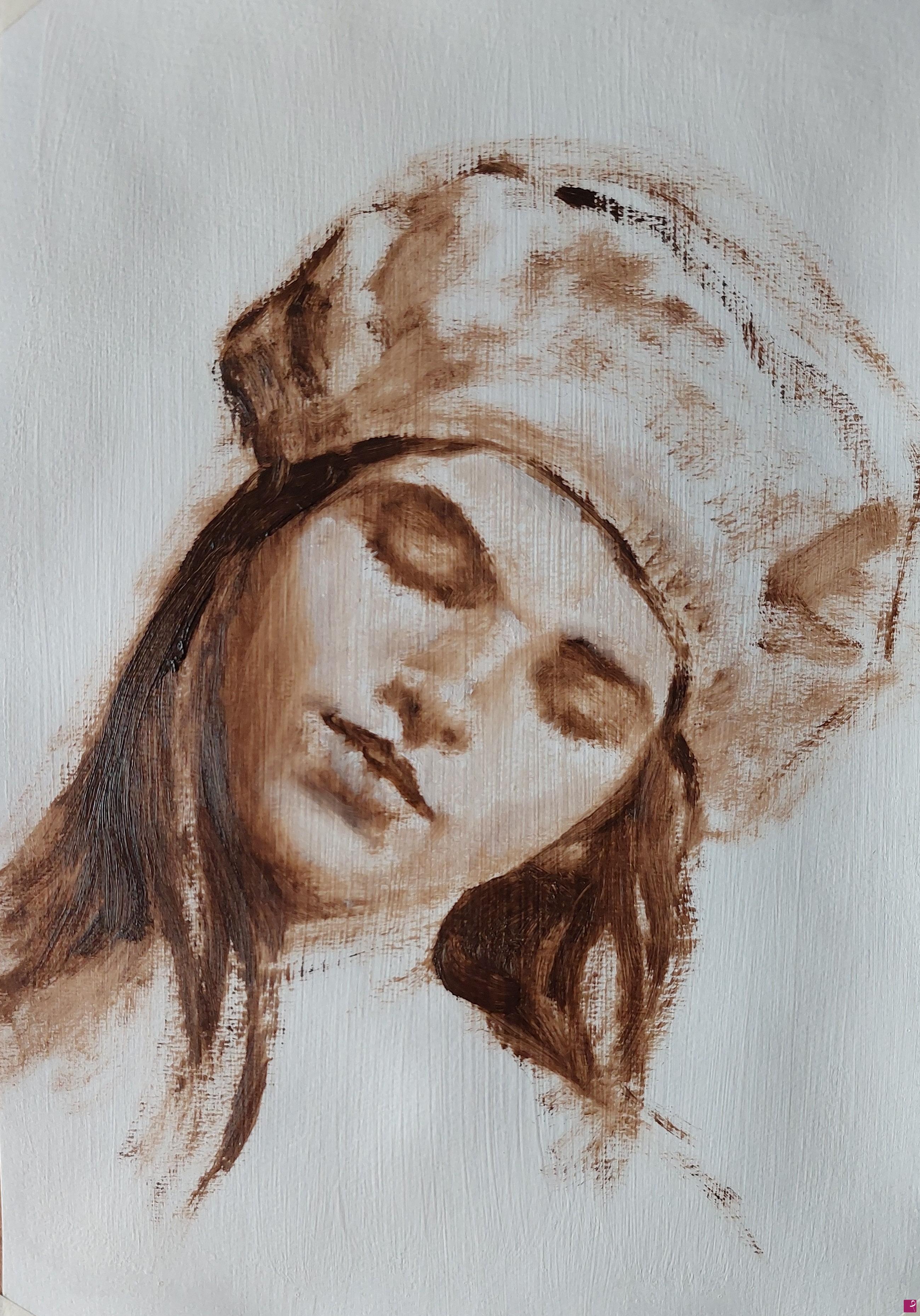 quadri in vendita online - Ritratto a olio N. 6/2023
