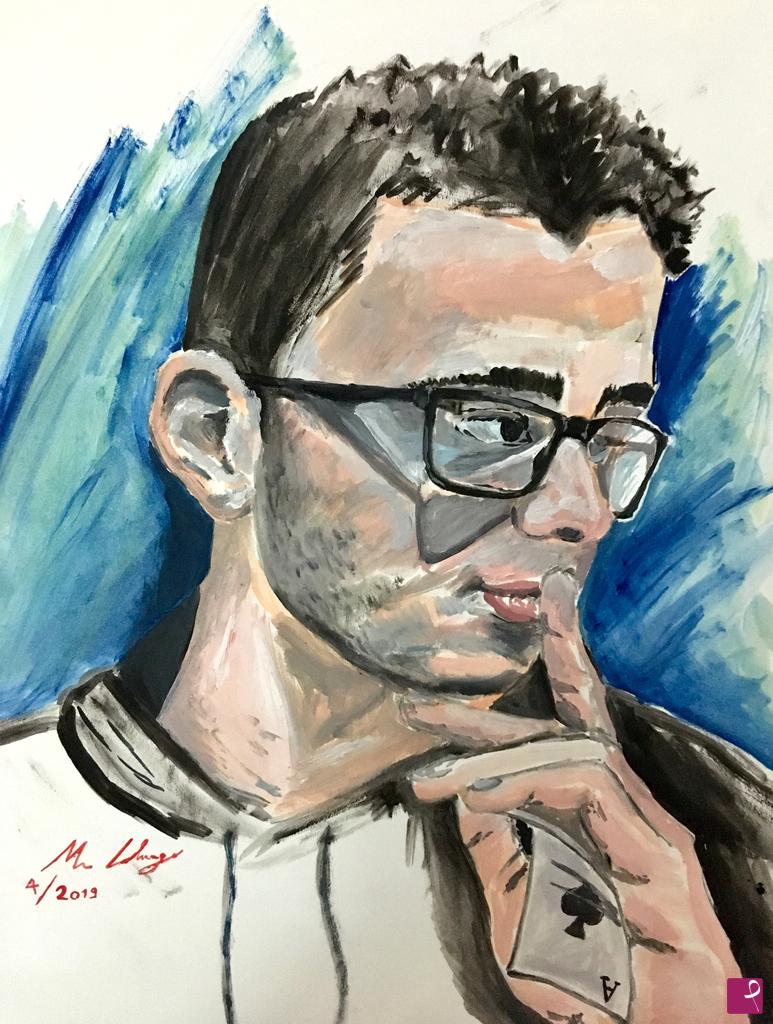 quadri in vendita online - "ritratto Andrea"