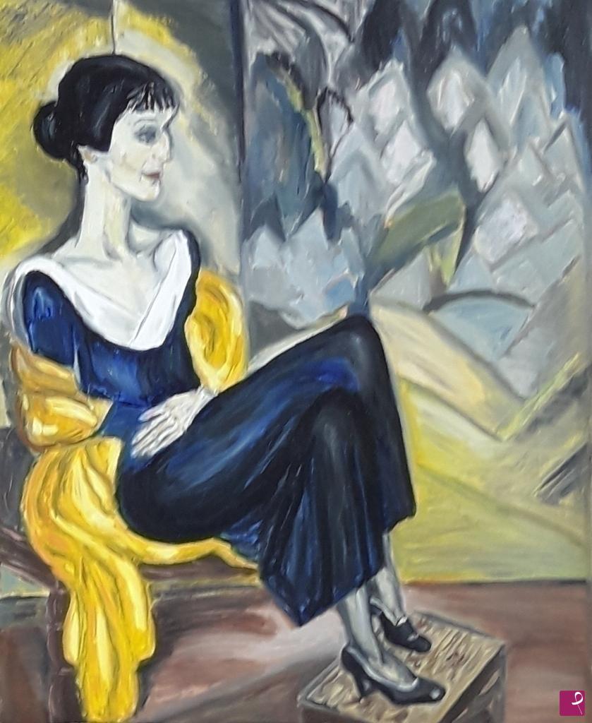 quadri in vendita online - Ritratto Anna Axmatova. Ommaggio Altman 
