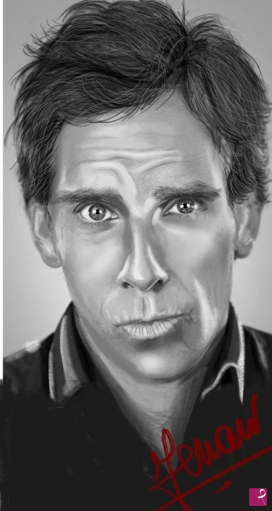 quadri in vendita online - Ritratto BEN STILLER