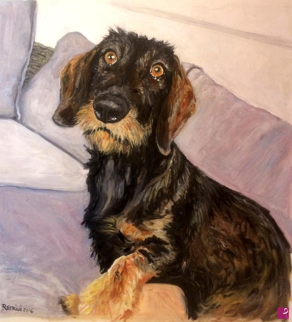 quadri in vendita online - Ritratto Cane