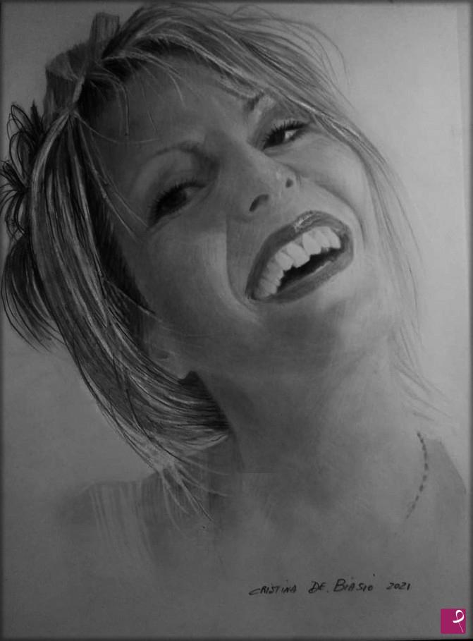 quadri in vendita online - ritratto  carboncino   CARMEN