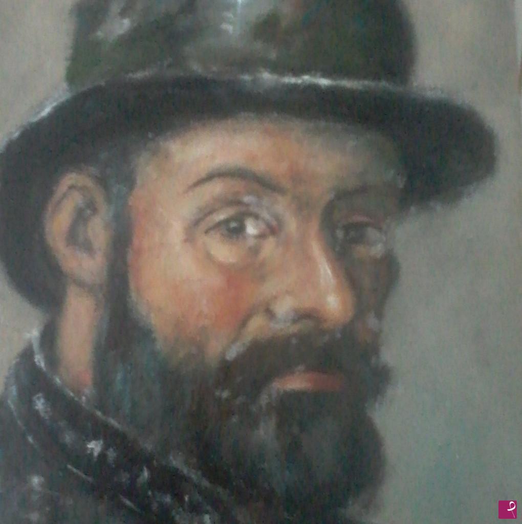 quadri in vendita online - ritratto Cezanne
