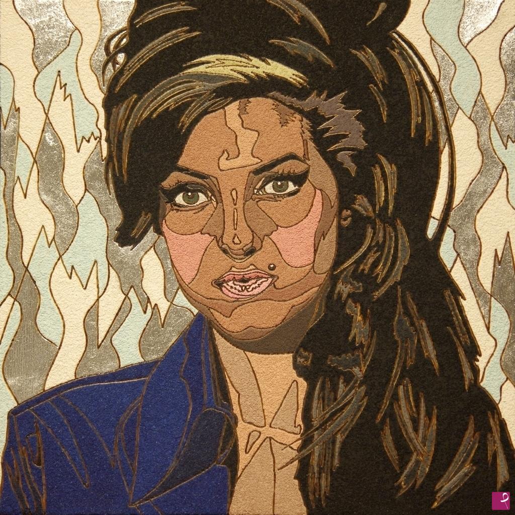 quadri in vendita online - RITRATTO DI AMY WINEHAUSE