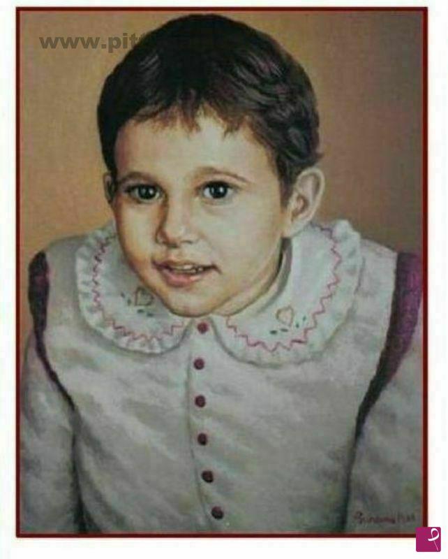 quadri in vendita online - Ritratto di bambina