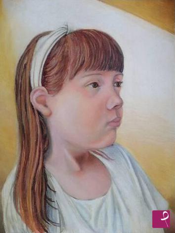 quadri in vendita online - Ritratto di bambina