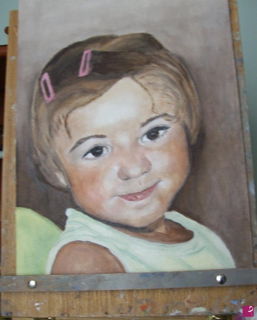 quadri in vendita online - Ritratto di bambina