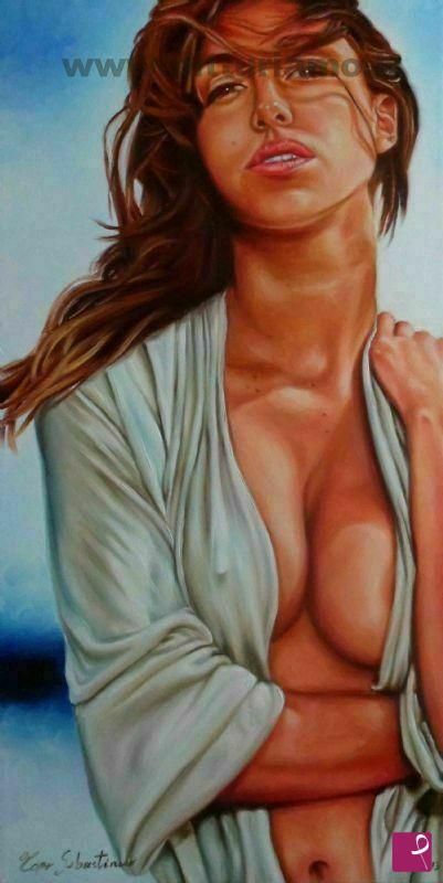 quadri in vendita online - Ritratto di Belen Rodriguez