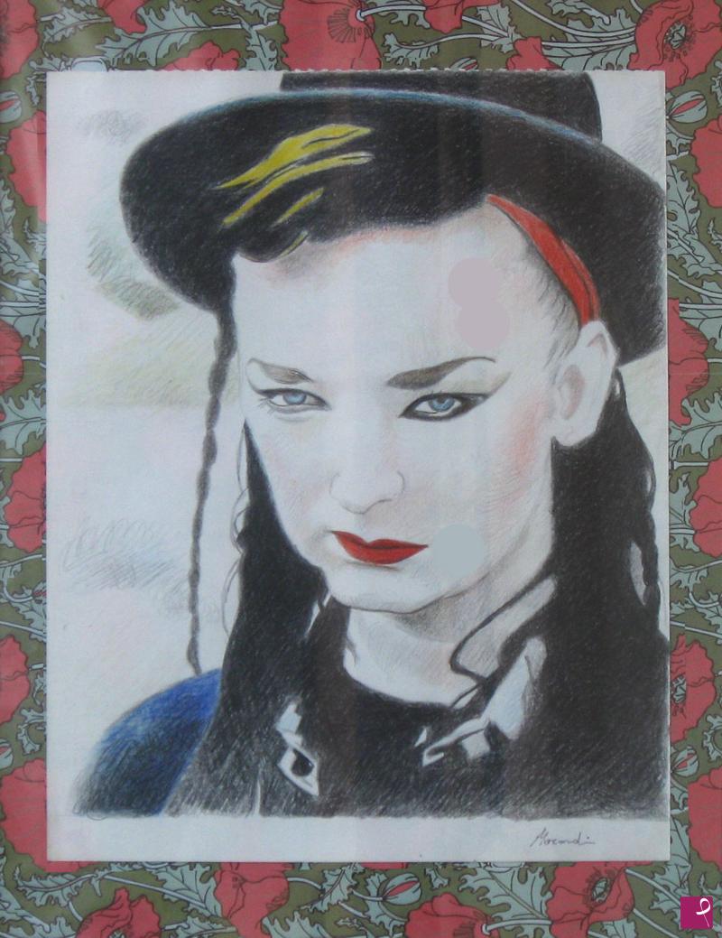 quadri in vendita online - " Ritratto di Boy George "