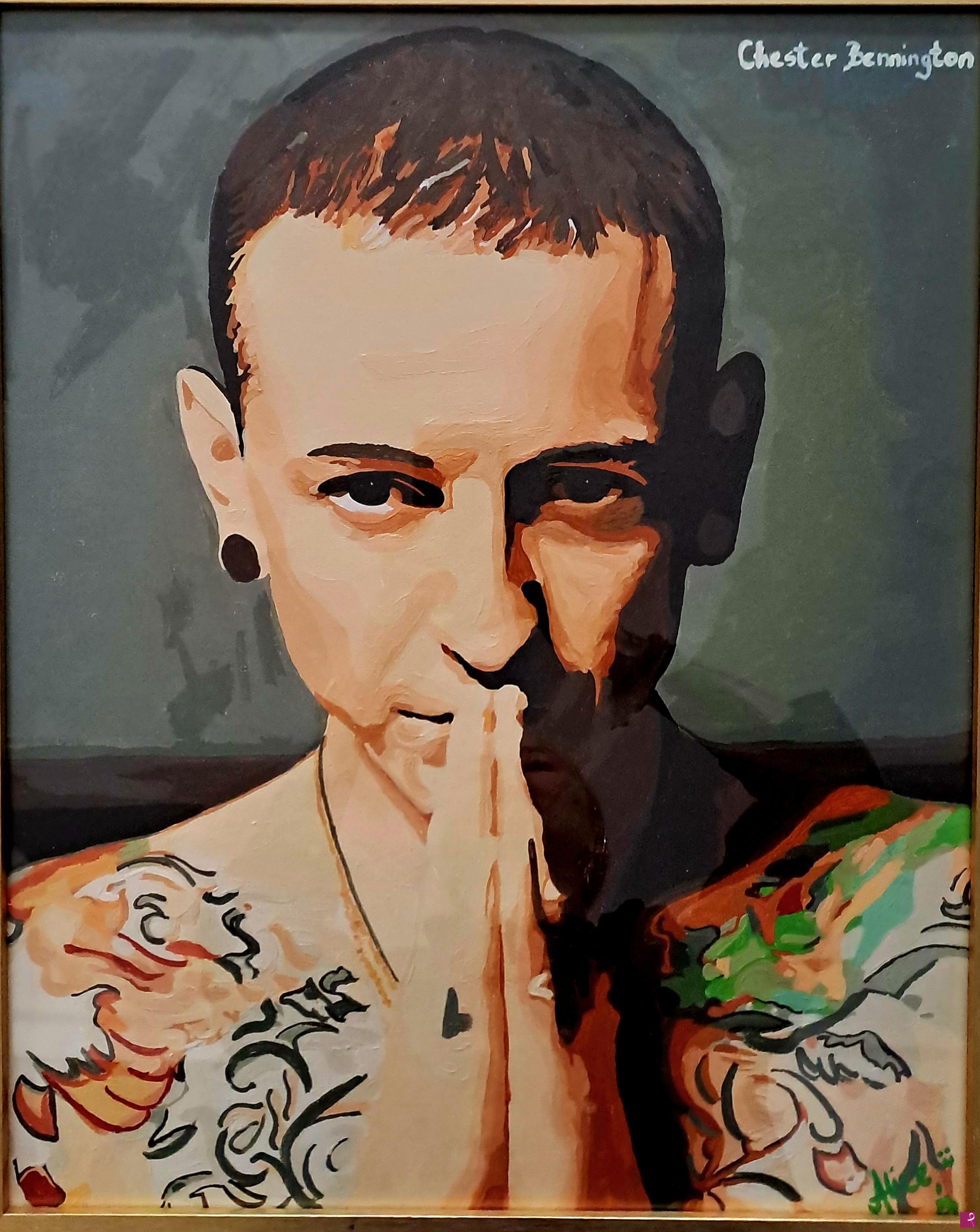 quadri in vendita online - Ritratto Di Chester Bennington