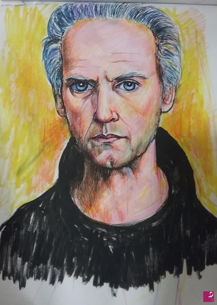 quadri in vendita online -  Ritratto di David Cronenberg 