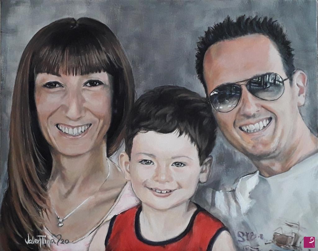 quadri in vendita online - Ritratto di famiglia 