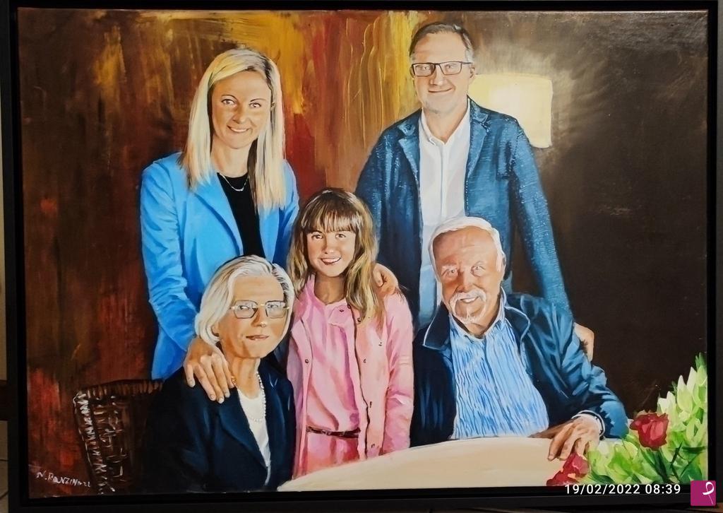 quadri in vendita online - Ritratto di famiglia