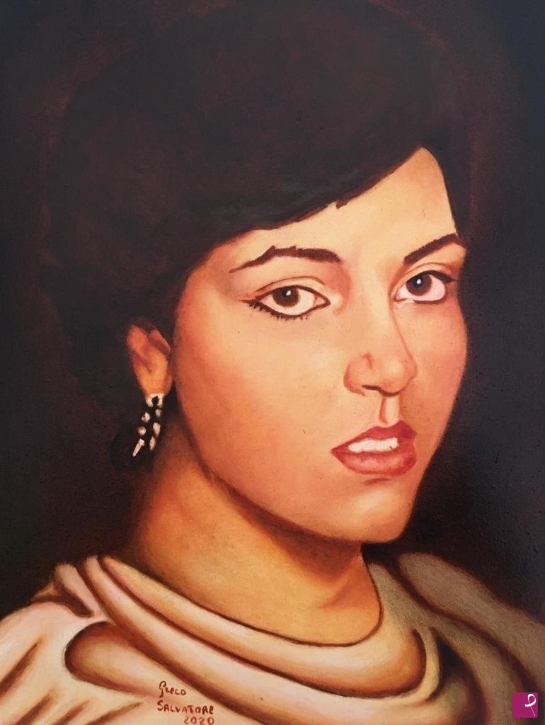 quadri in vendita online - RITRATTO DI GIOVANE DONNA