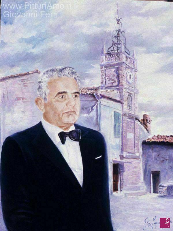 quadri in vendita online - Ritratto di Giulio Noccioli