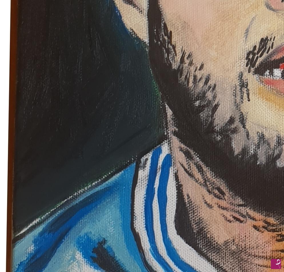 quadri in vendita online - Ritratto di Lorenzo Insigne