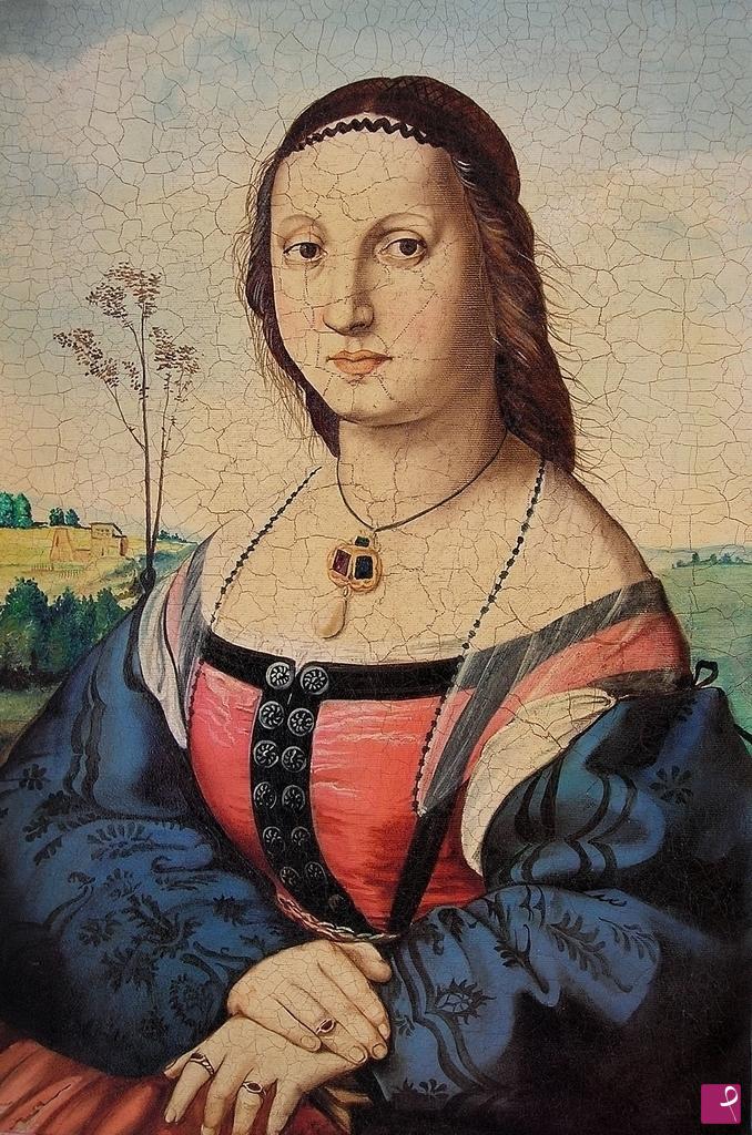 quadri in vendita online - Ritratto di Maddalena Doni