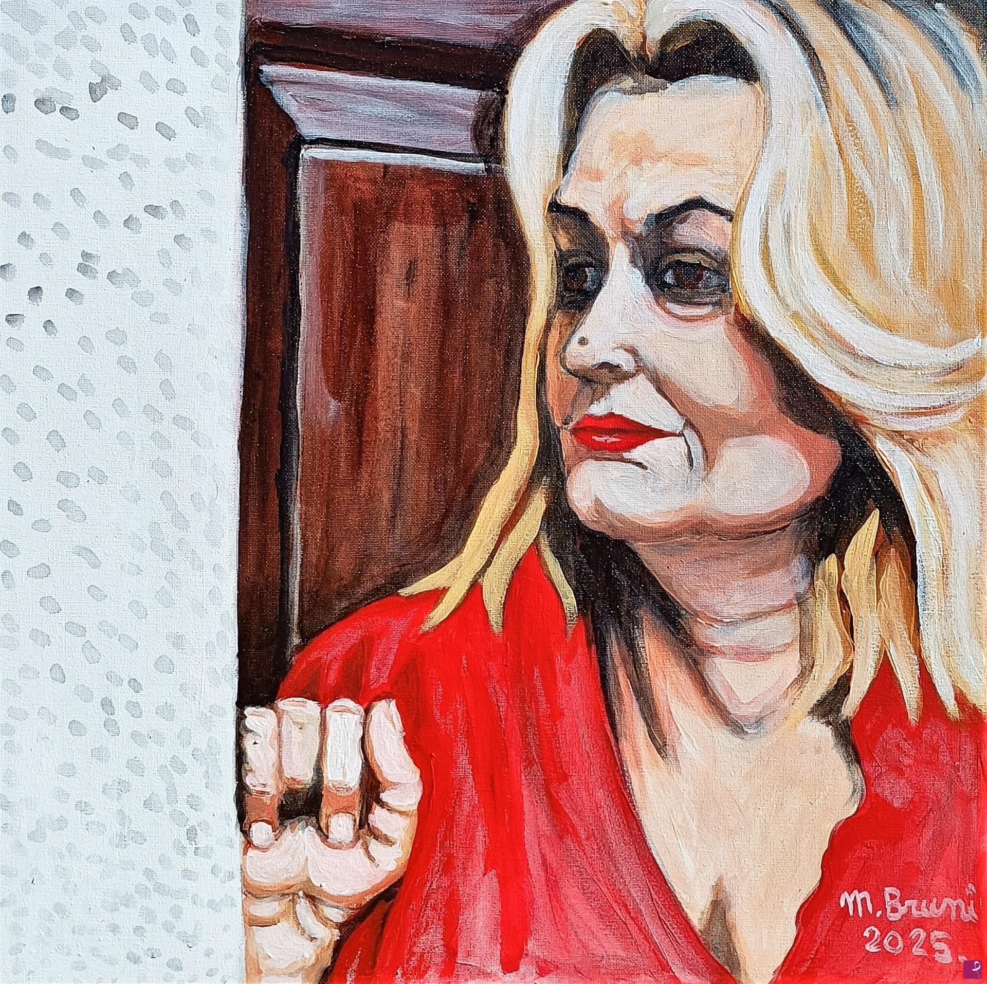 quadri in vendita online - Ritratto di mia moglie Angela