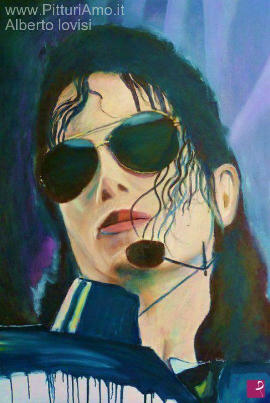 quadri in vendita online - ritratto di Michael jackson