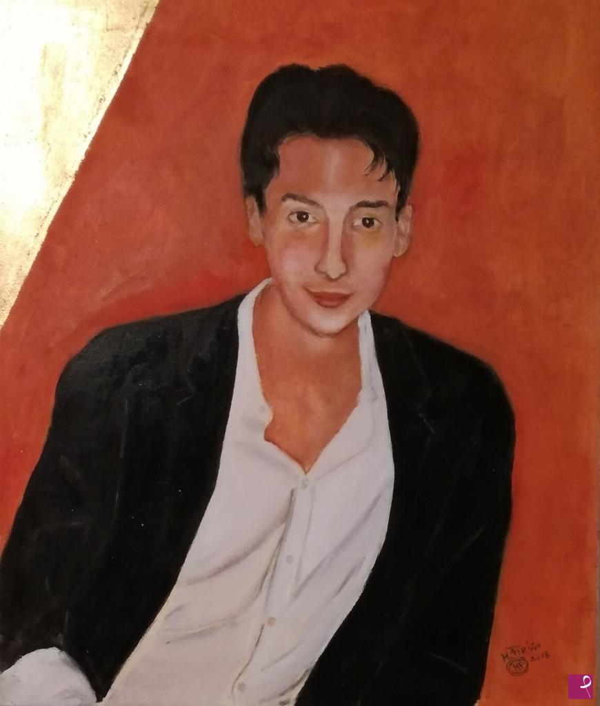 quadri in vendita online - Ritratto di mio figlio