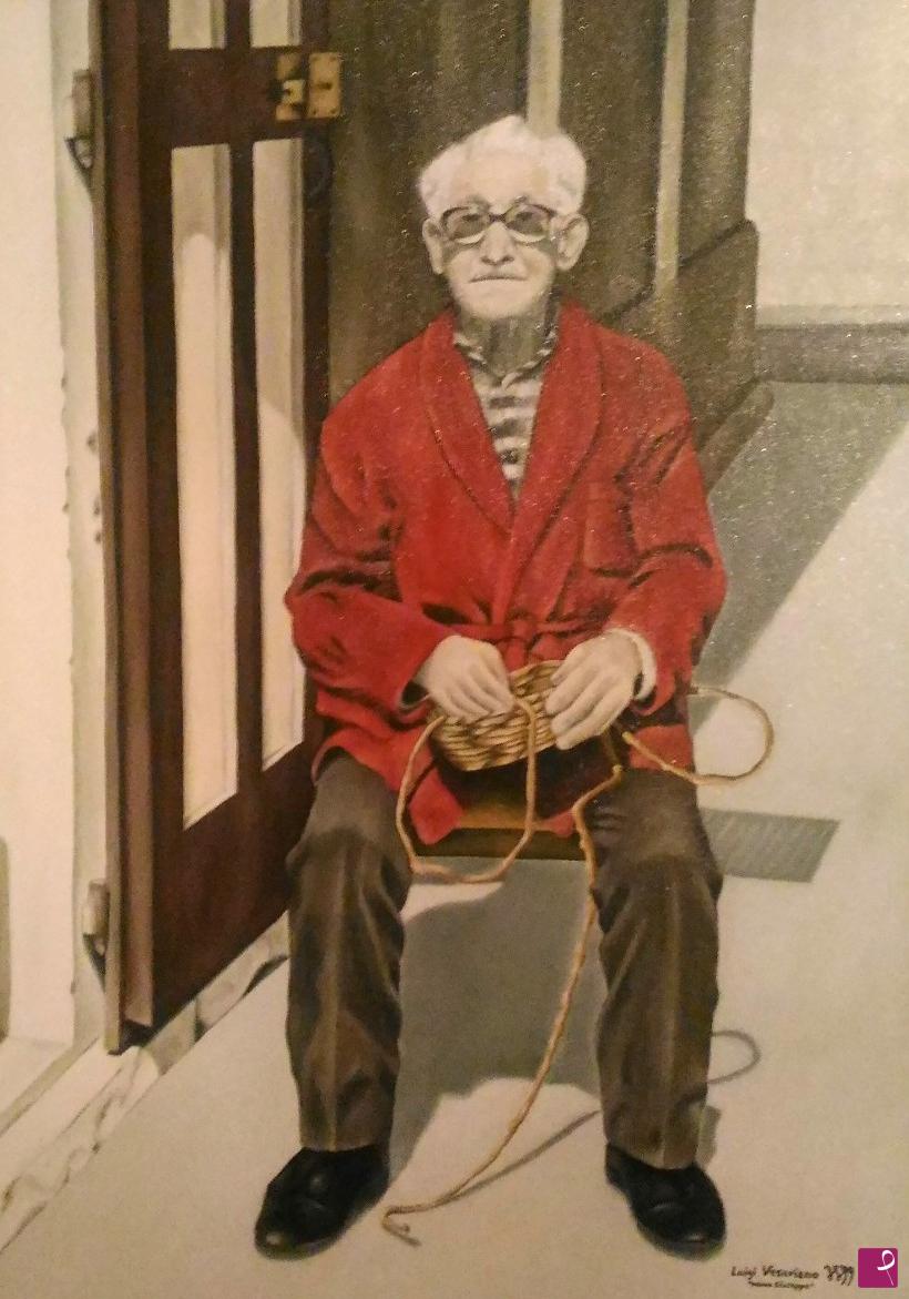 quadri in vendita online - Ritratto di mio nonno 