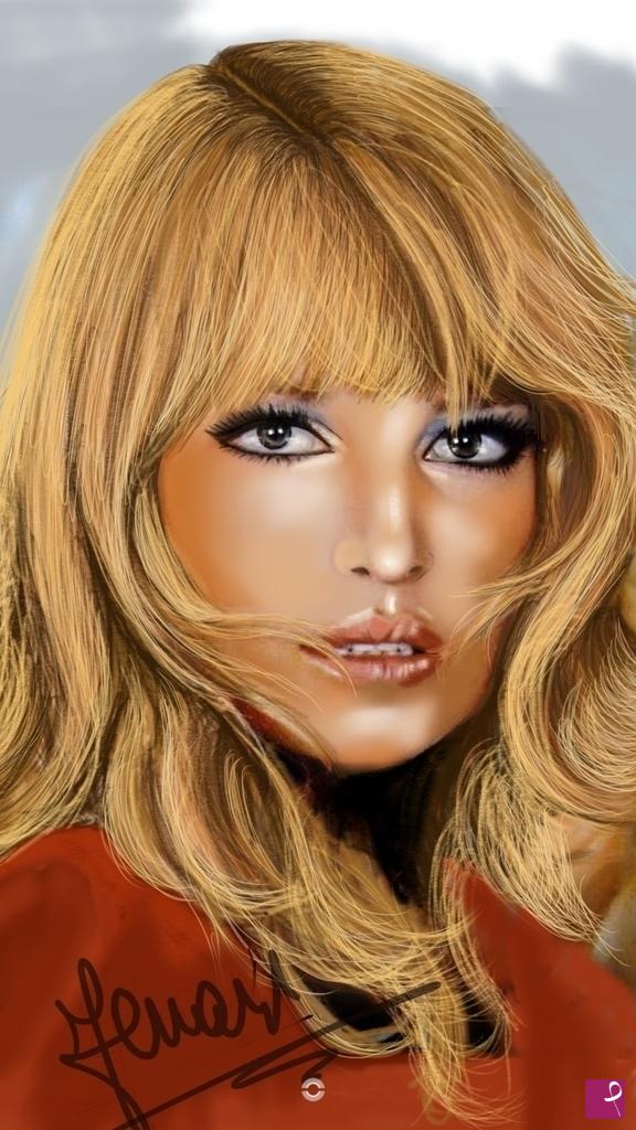 quadri in vendita online - Ritratto di MONICA VITTI