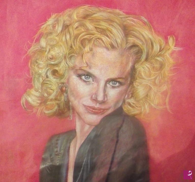 quadri in vendita online - ritratto di Nicole Kidman