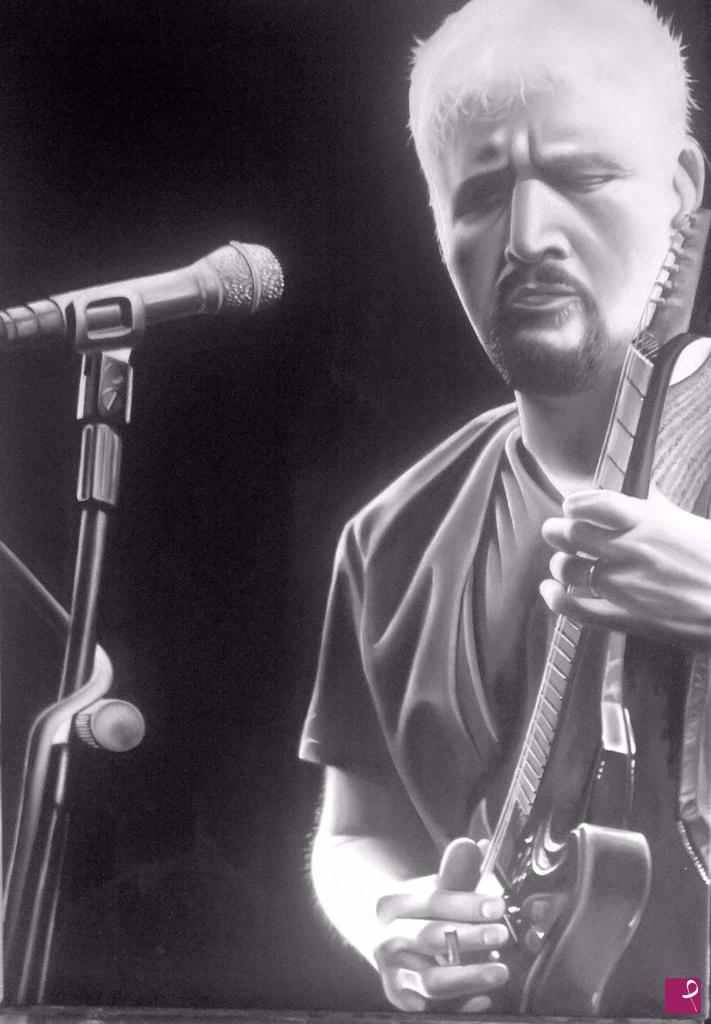 quadri in vendita online - "Ritratto di Pino Daniele"