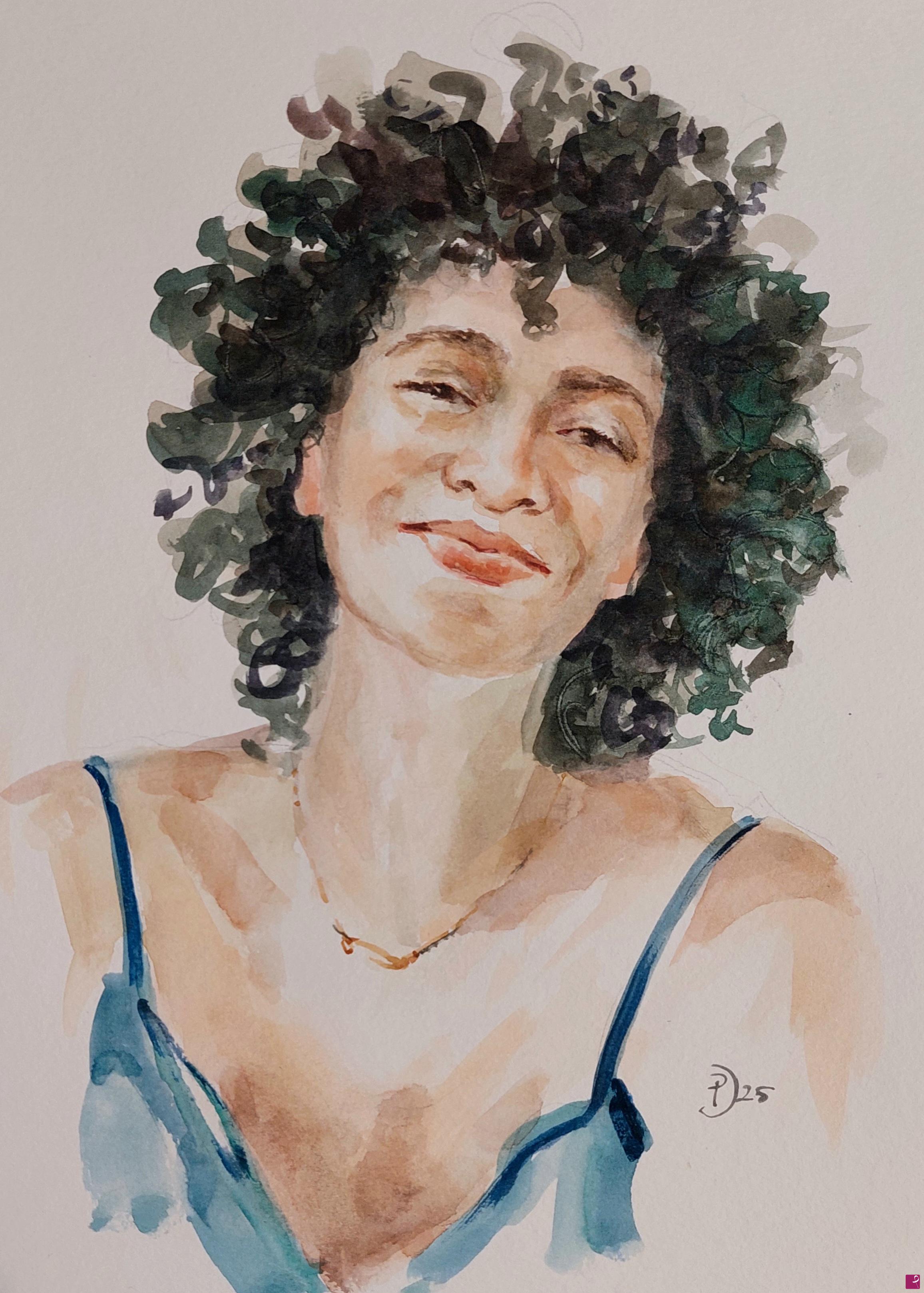 quadri in vendita online - Ritratto di ragazza