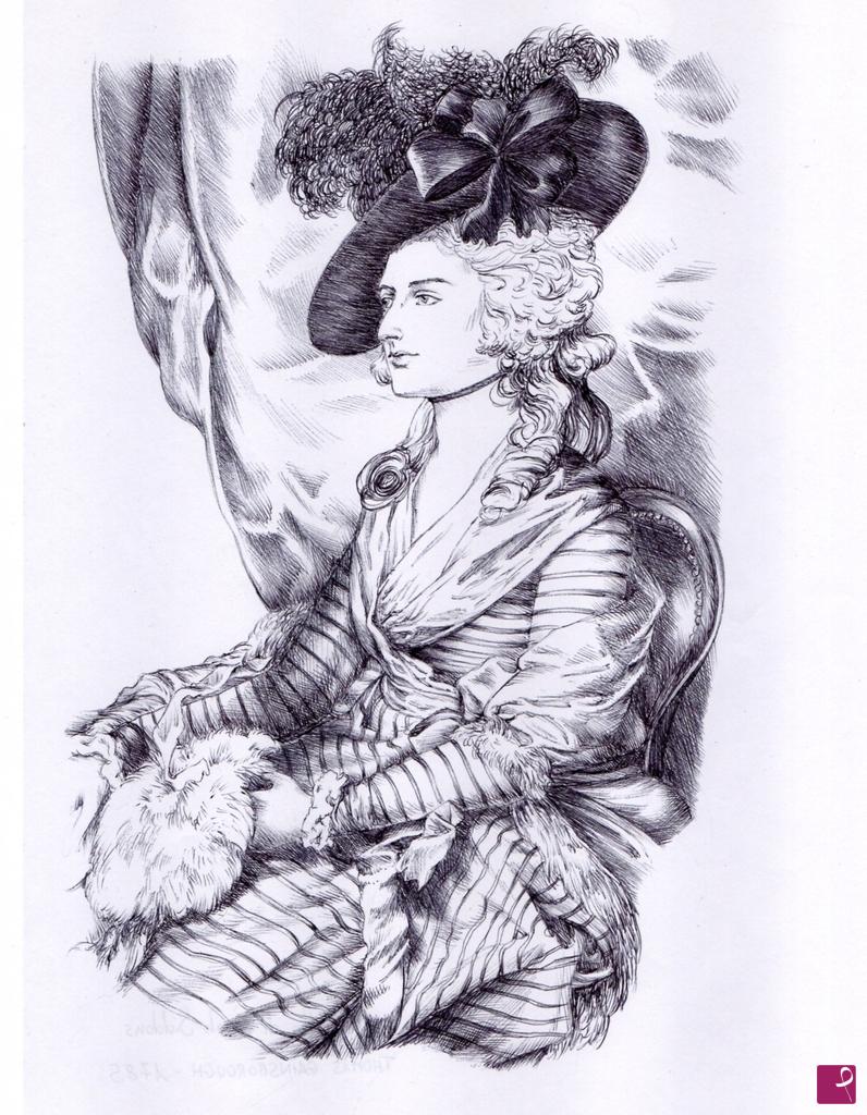 quadri in vendita online - Ritratto di Sarah Siddons
