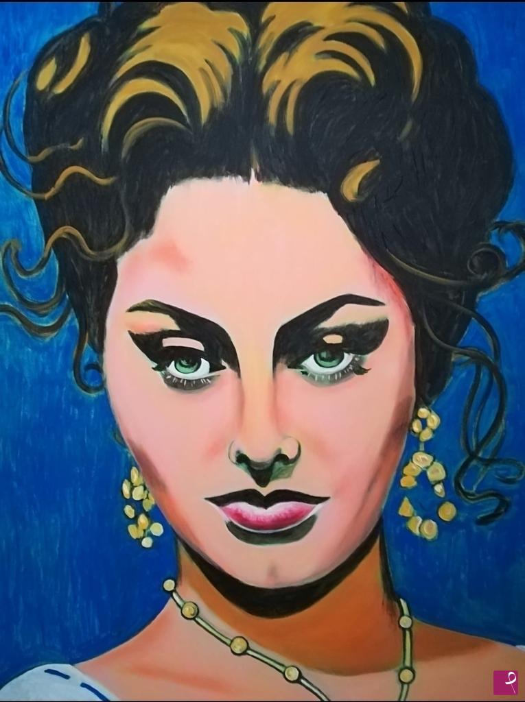 quadri in vendita online - Ritratto di Sophia Loren