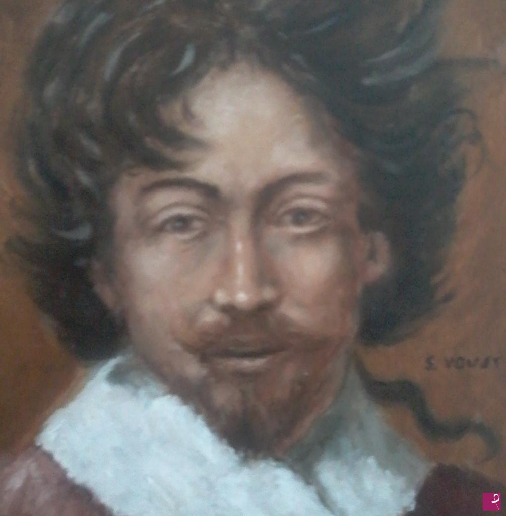 quadri in vendita online - Ritratto di Vouet