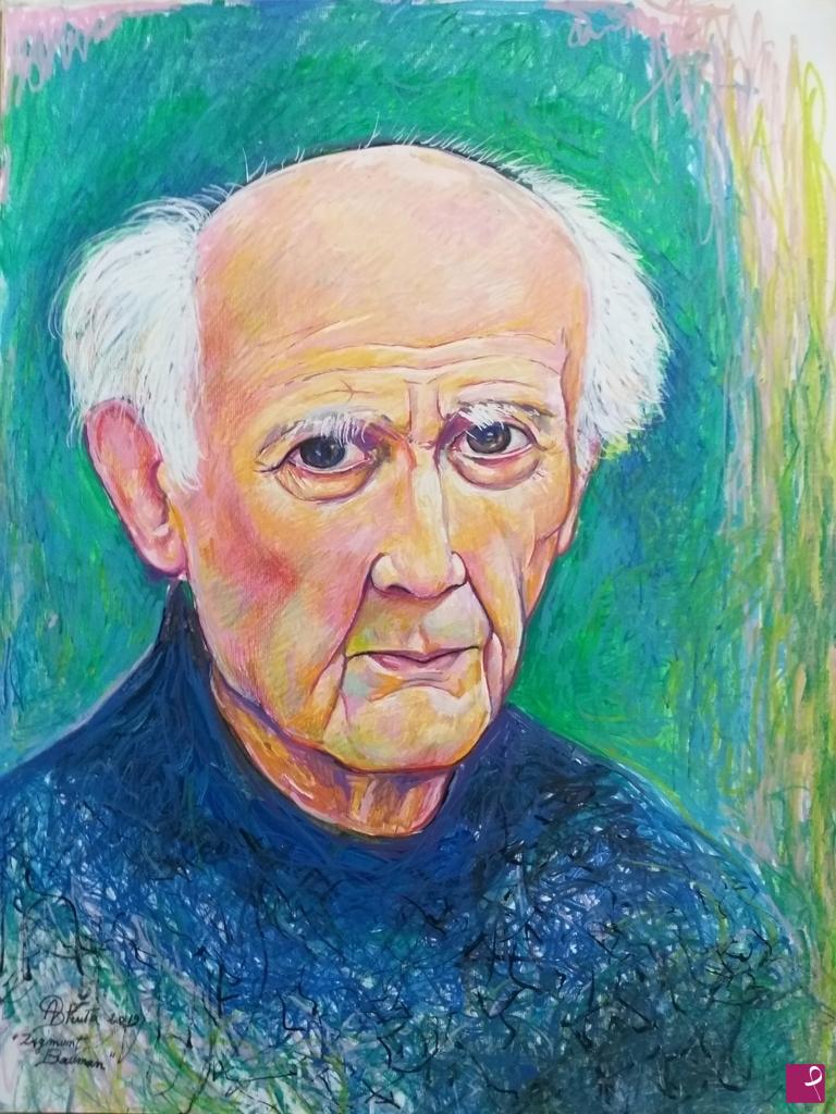 quadri in vendita online - "Ritratto di Zygmunt Bauman "
