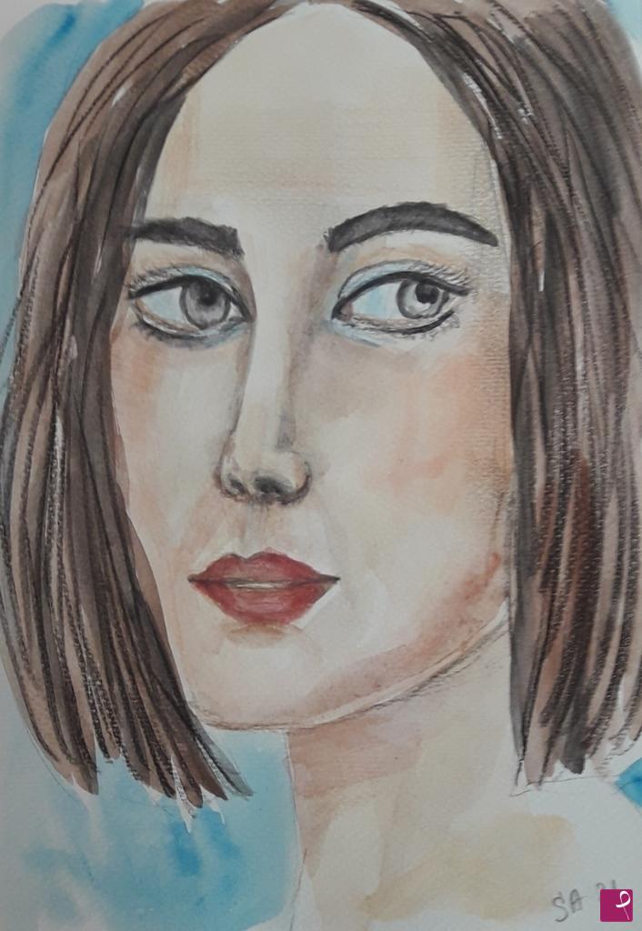 quadri in vendita online - Ritratto femminile