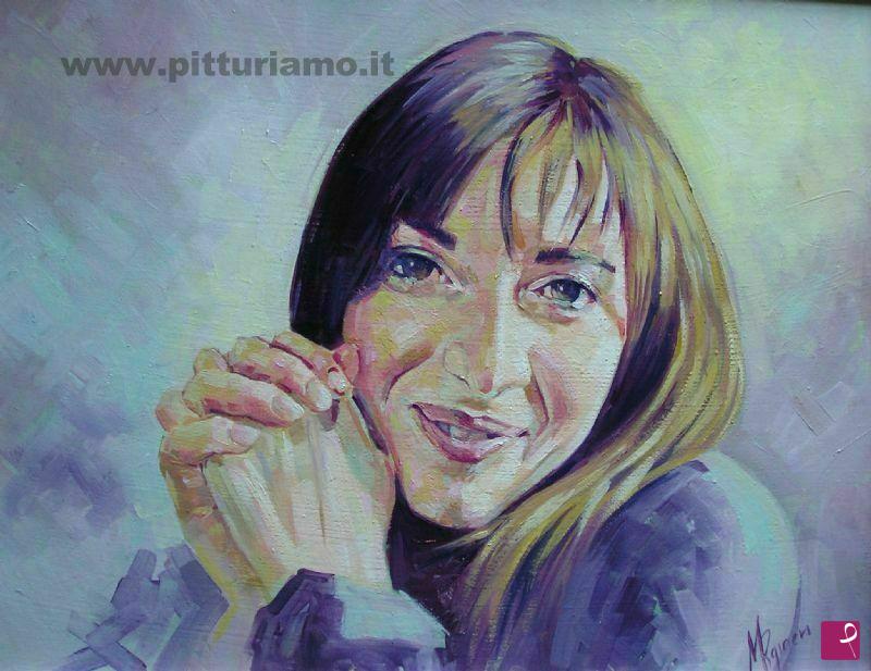 quadri in vendita online - Ritratto Francesca