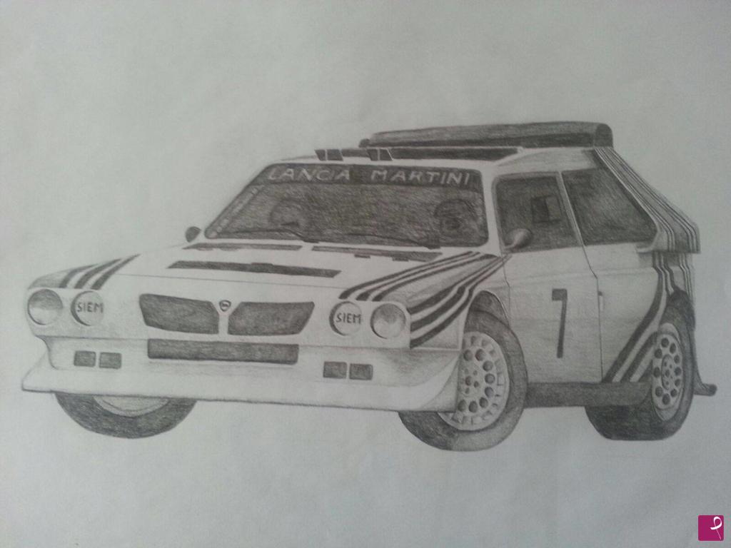 quadri in vendita online -  ritratto lancia delta martini