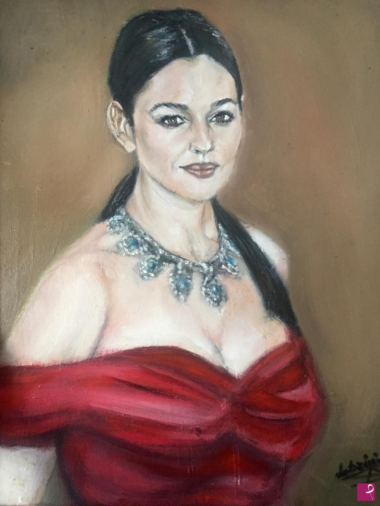 quadri in vendita online - Ritratto “Monica Bellucci “