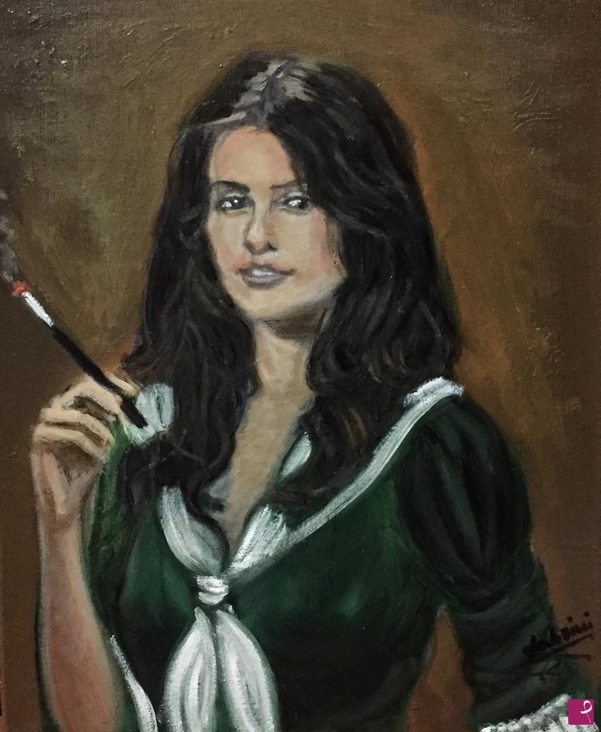 quadri in vendita online - Ritratto Penelope cruz