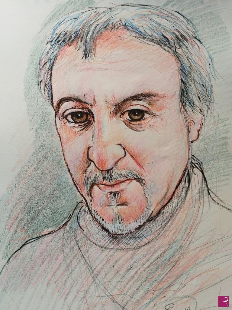 quadri in vendita online - Rivisitazione del volto di Frank