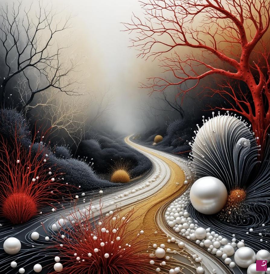 quadri in vendita online - Road to fairy tale