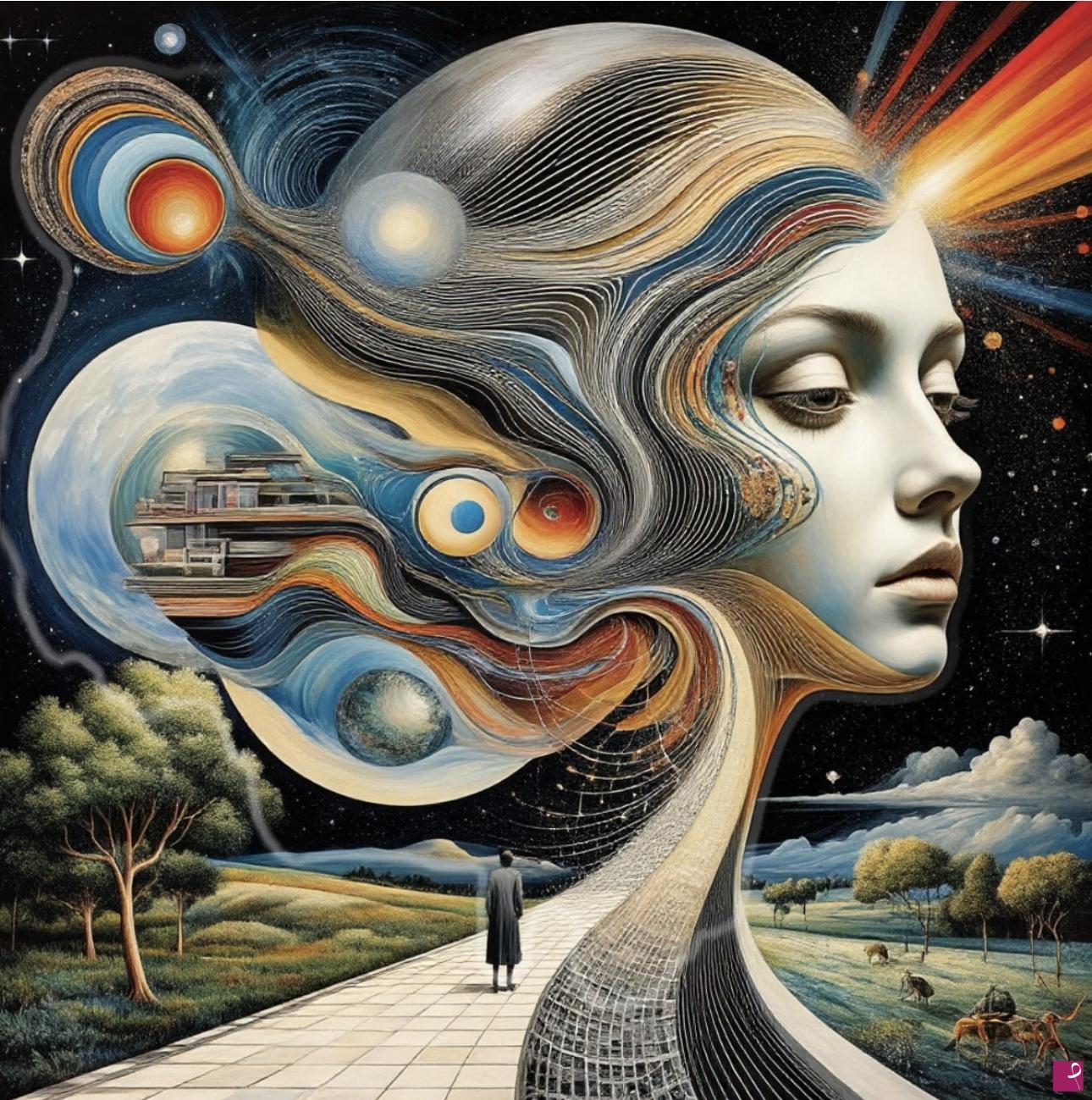quadri in vendita online - Road to the  sky 