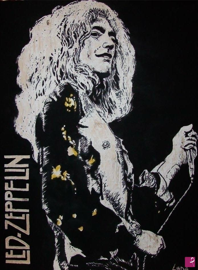 quadri in vendita online - Robert Plant - Led Zeppelin