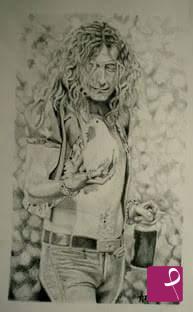 quadri in vendita online - Robert Plant 