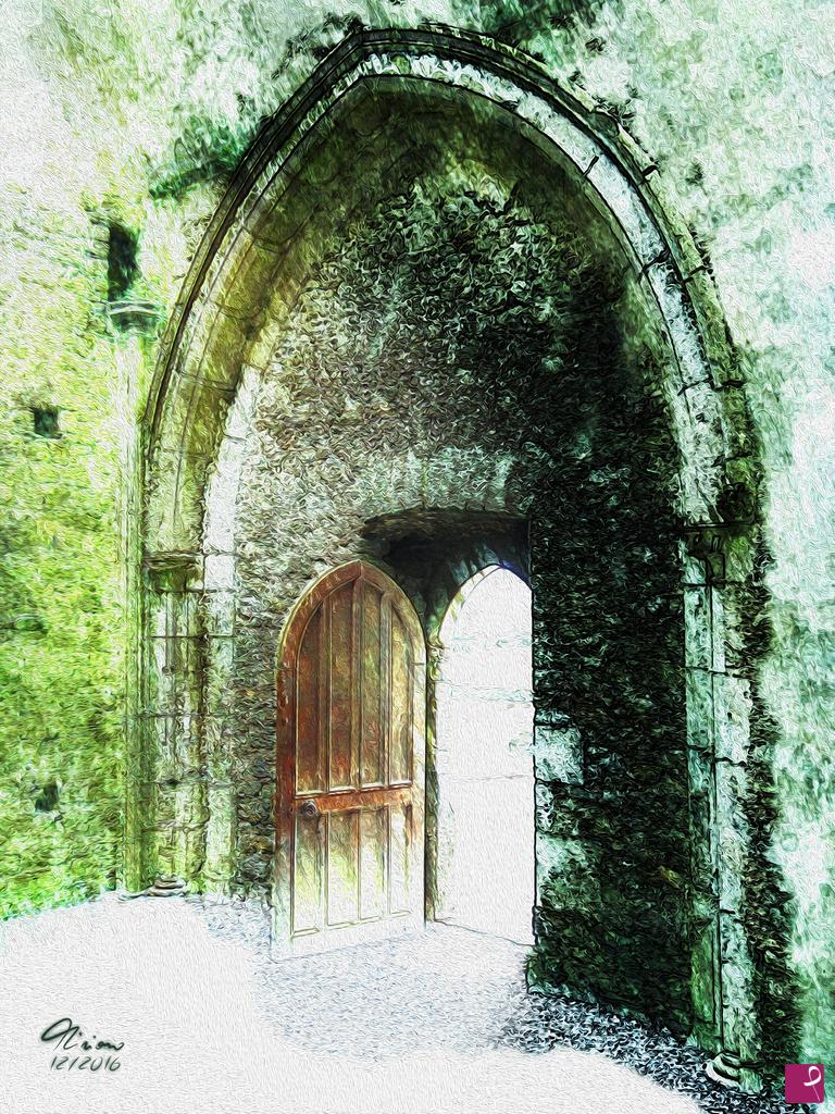 quadri in vendita online - Rocca di Cashel - porta