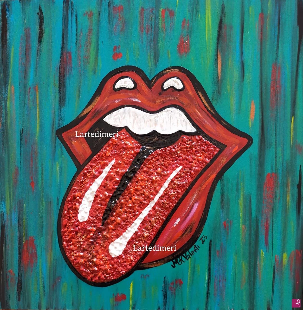 quadri in vendita online - Rolling Stones - bocca 